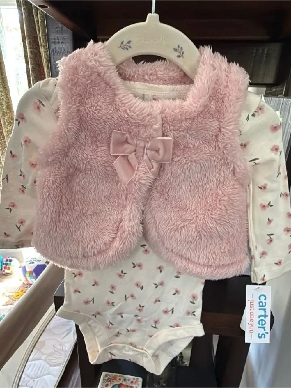 Carters bodysuit and vest 6m nwt